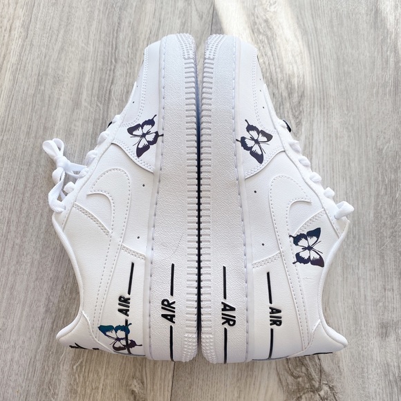 Nike Shoes - Nike air force 1 custom butterfly 🦋 reflective